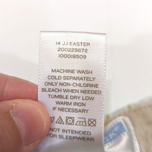 Janie and Jack Button Down Onesie Baby Boys Size 3-6 Green Plaid Collared - Picture 5 of 5